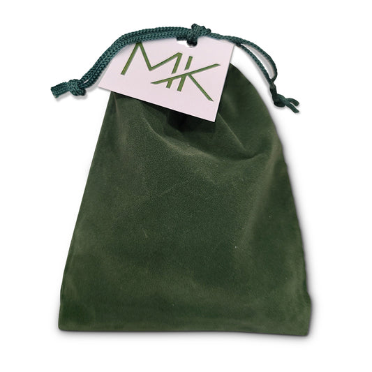Monogrammed Velvet Aufruf Throw Bag, Available in more colors. (Contents not Included)
