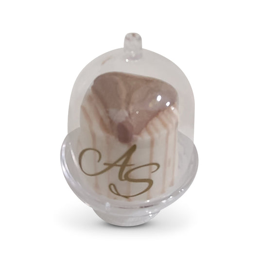 Personalized Acrylic Cake Stand with Chocolate Hamantash Favor