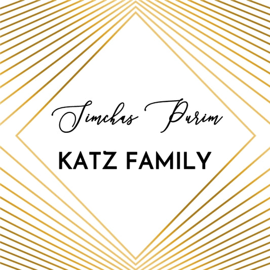 Radiant Diamond Purim Label or Tag