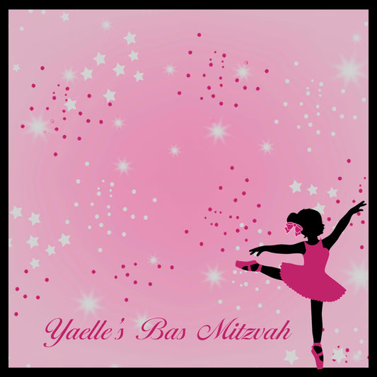 Ballerina Themed Placemat 12x12