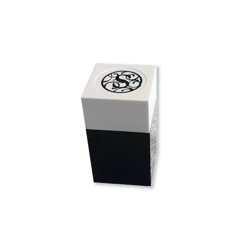Acrylic Black & White Monogrammed Favor Boxes