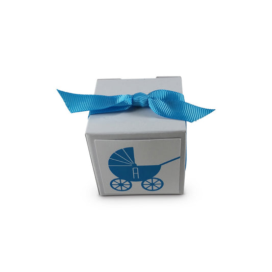 Monogrammed Baby Carriage Favor Box (Ribbon Optional) More colors available!
