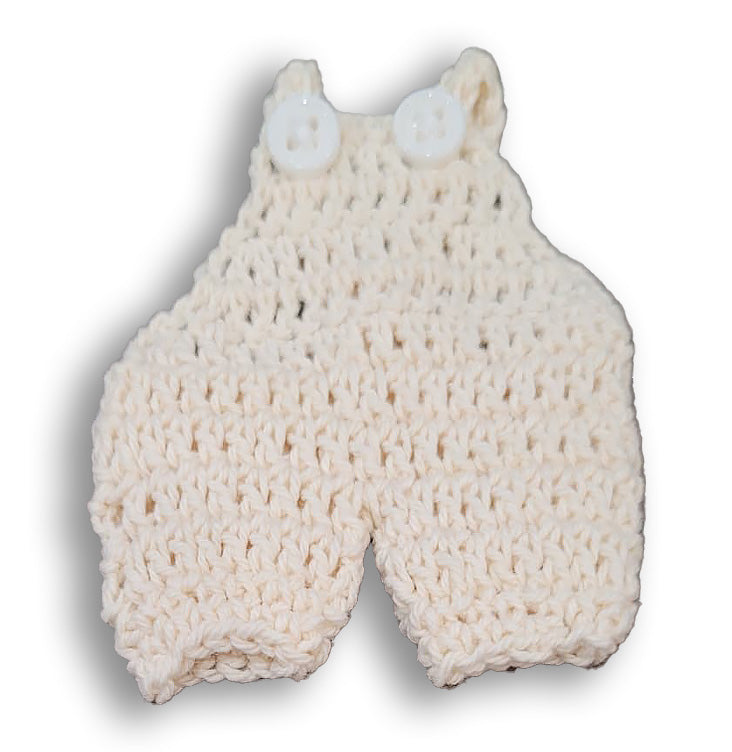 Baby crocheted sweater with hanger and tag. (Contents not included) Display rack can be purchased separately by clicking the link in the description)