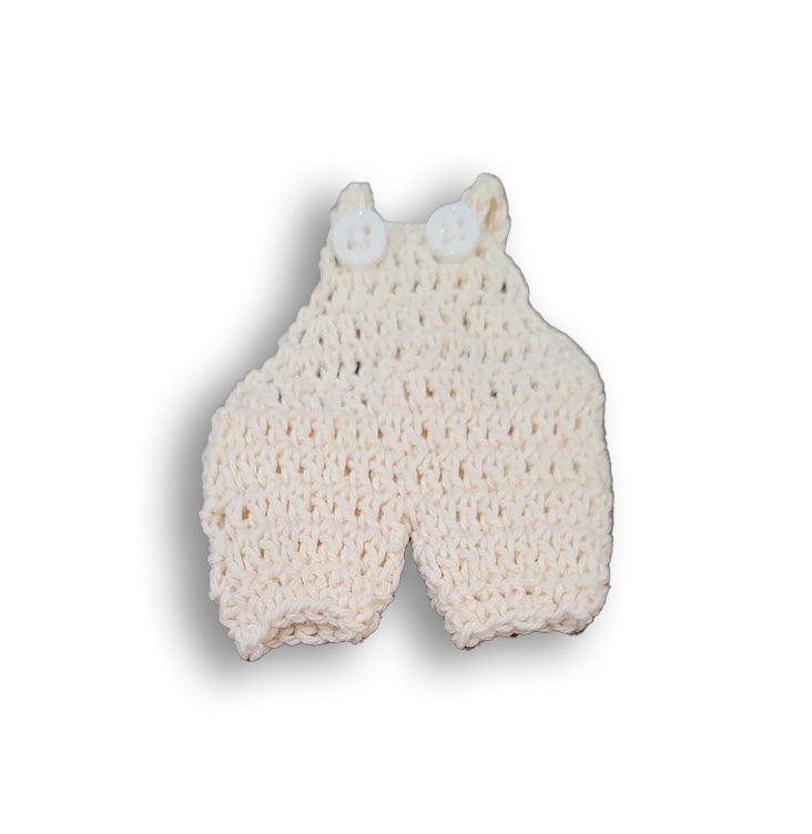 Mini Crochet Knit Baby Outfit with hanger & personalized tag, Pink (Rack Sold Separately, click link in descripton below)
