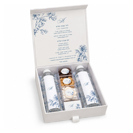 White French Toile Design Welcome Box
