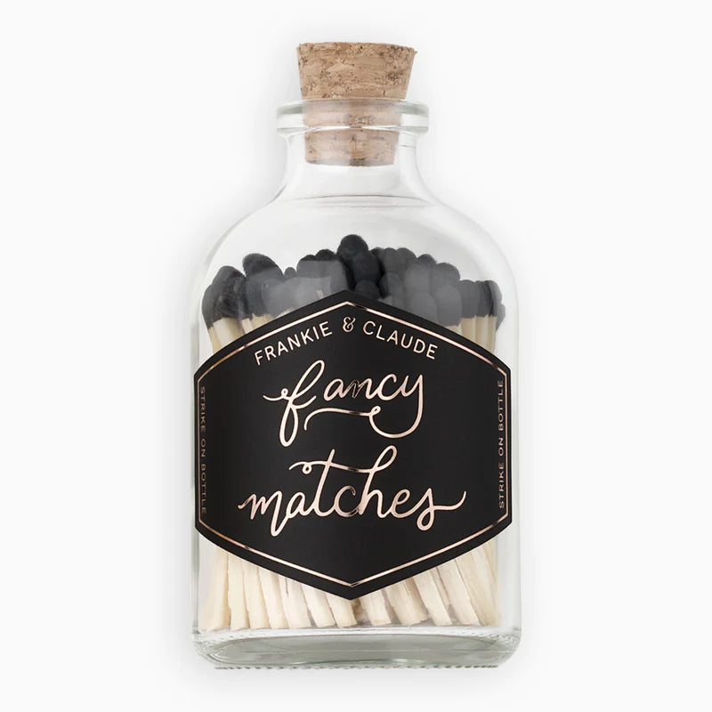Apothecary Match Jars, In Many Cool Colors