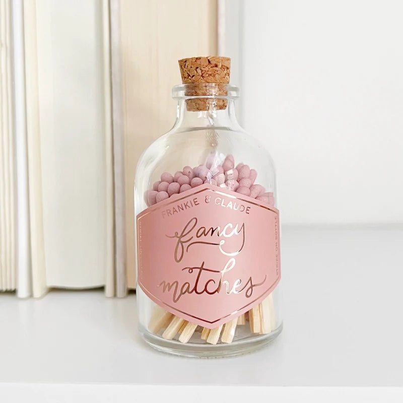 Apothecary Match Jars, In Many Cool Colors