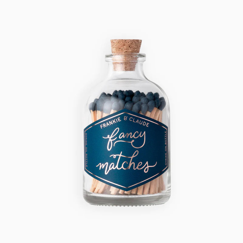 Apothecary Match Jars, In Many Cool Colors