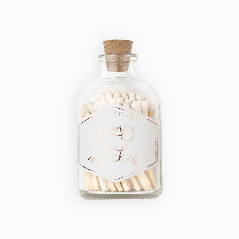 Apothecary Match Jars, In Many Cool Colors