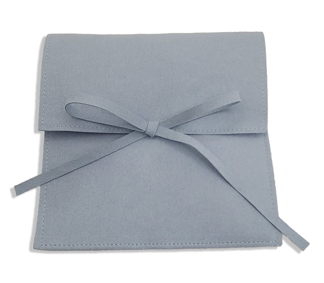 Microfiber Upsherin Pouch with vintage die cut scissors tag, in sage green, More colors available.