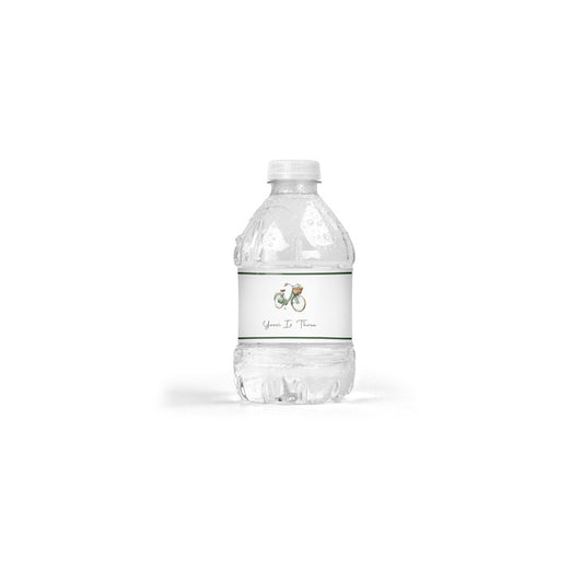 Personalized 8 oz. Water Bottle Vintage Bike