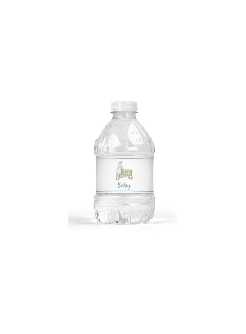 Baby Personalized 8 oz. Water Bottle Cradle Design