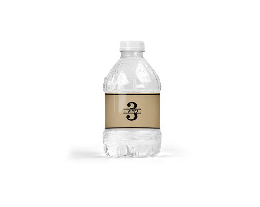 Personalized 8 oz. Water Bottle Split Three