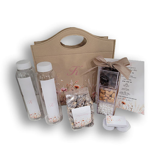 Felt Tote Bag Wildflower Design Welcome Bag