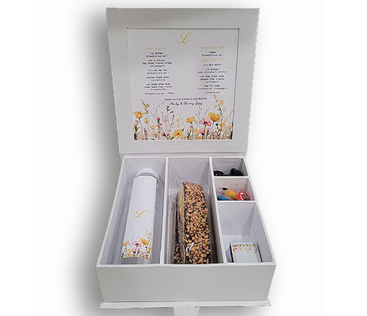 Yellow Wildflower Sectioned Ribbon Welcome Box