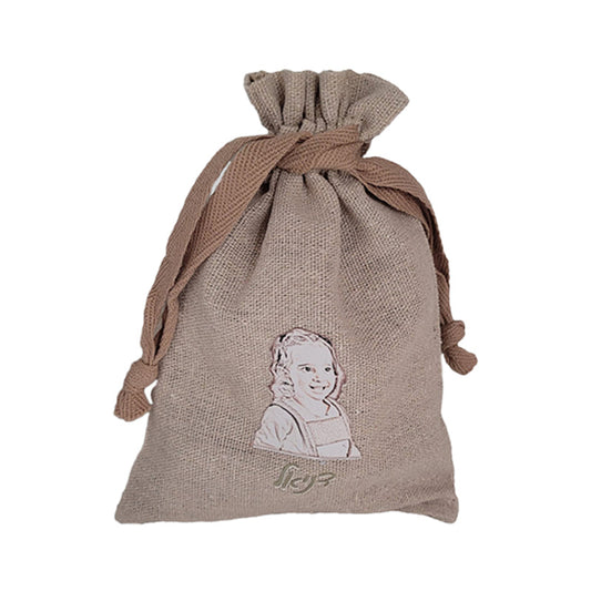 Woven Bag with Custom Sketch Design