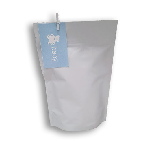 Zipper Vachnacht Bag with personalized tag and clip