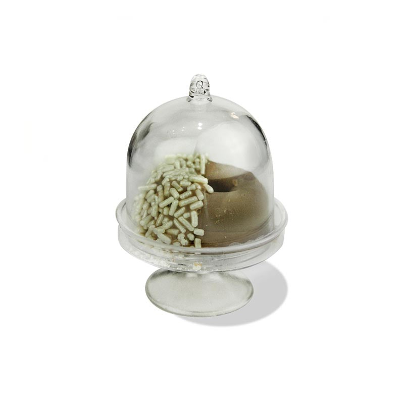 Chocolate Donuts In Mini Stand with Personalized Tag