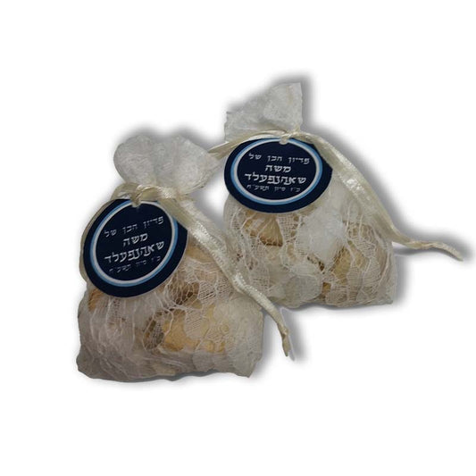 Lace Favor Bags with optional personalized tag