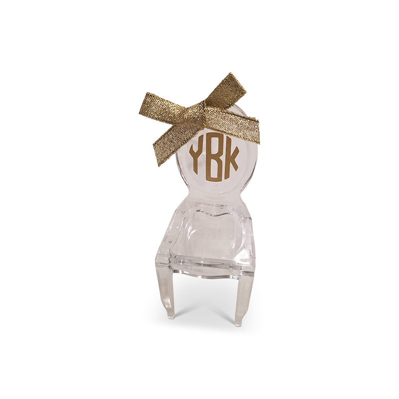 Miniature Clear Acrylic Phantom Chairs