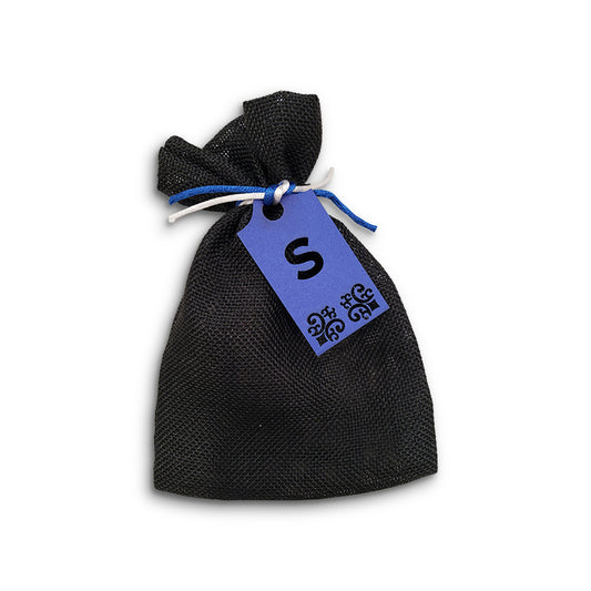 Black Burlap Bag 4x5 (Personalization not included)