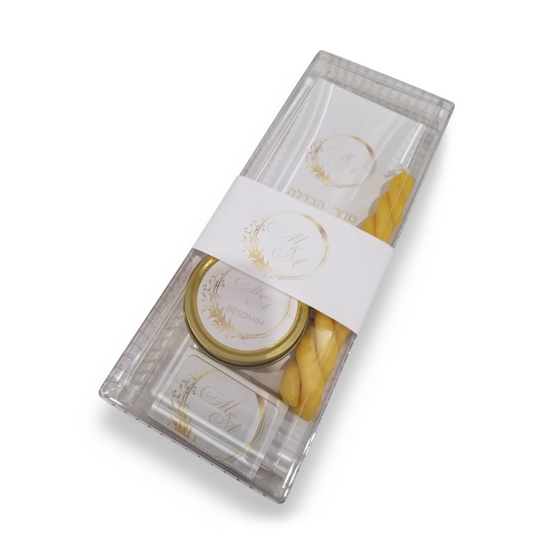 Elegant Havdallah Kit in Acrylic Box