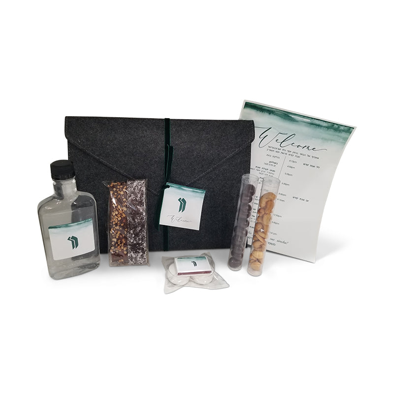 Classy Grey Felt Welcome Package