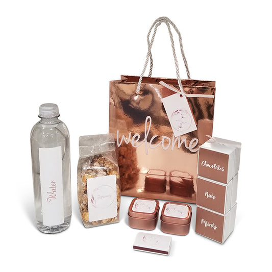 Rose Gold Wreath Design Welcome Bag