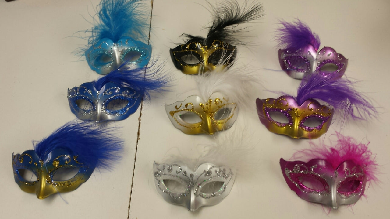 3" Masks. Many colors available. Set of 12