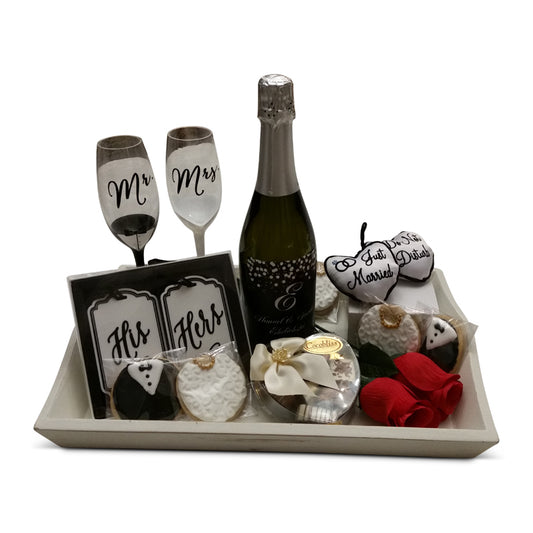 Just Married, Bride & Groom Welcome Gift