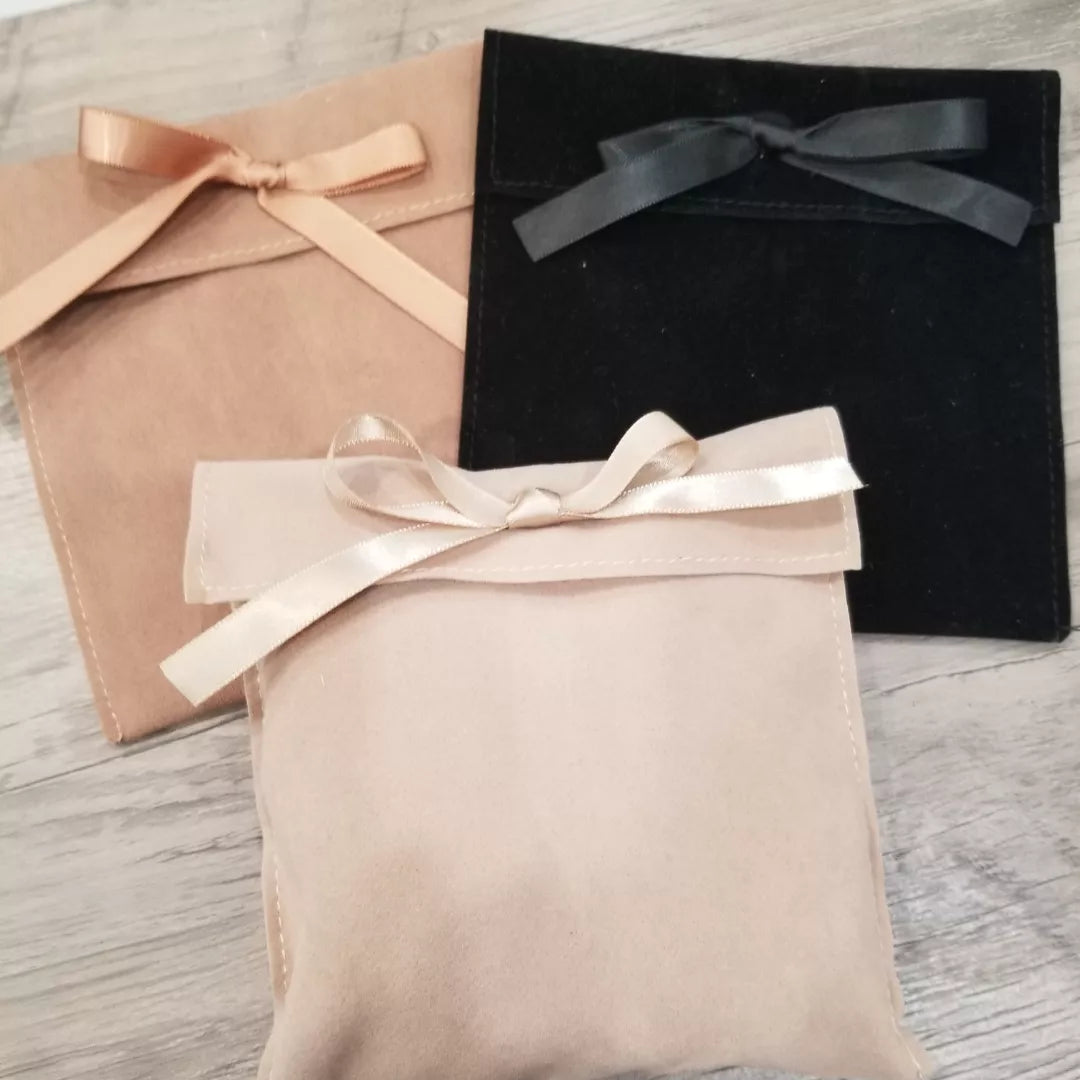 Baby Carriage Design Suede Pouch, Available in more colors