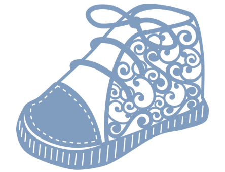 Bootie Lasercut Tag