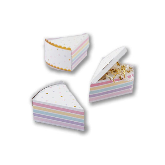 CAKE SLICE FAVOR BOX