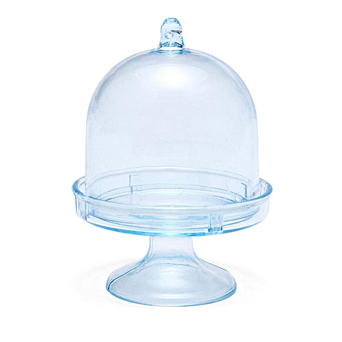 Personalized Blue Mini Cake Stand 3" x 2