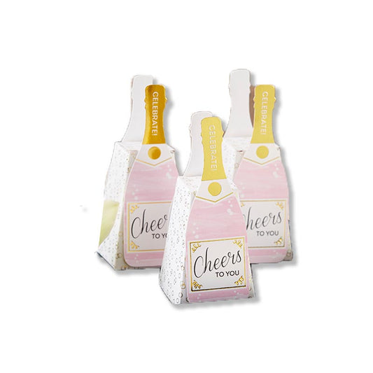 PINK CHAMPAGNE FAVOR BOX