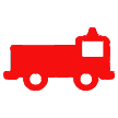 Fire Truck Personalized Lasercut Label