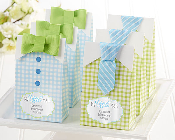 "MY LITTLE MAN" CANDY BOXES Blue or Green, Limited quantity