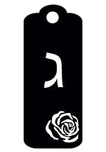 Rose Design Lasercut Tag