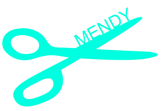 Scissors with name Personalized Lasercut Label