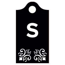 Scroll Design Lasercut Tag