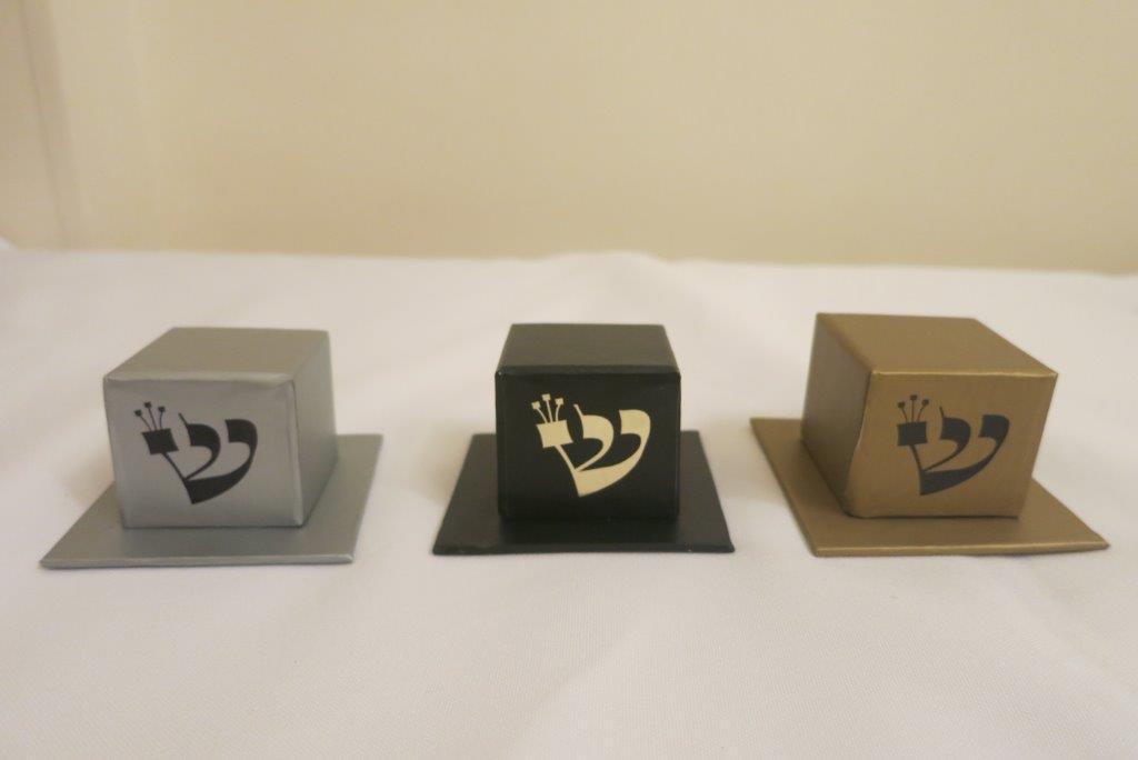 Two Piece Tefillin Box, Available In Silver & Black (Optional Personalization)