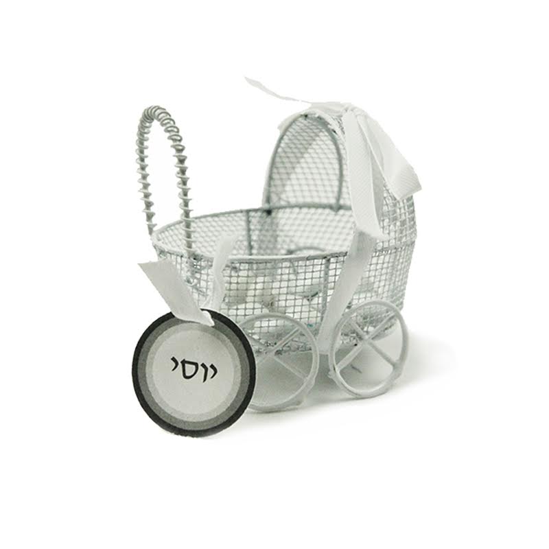 Mini Wire Baby Carriage Available in Pink, Blue, & White (limited stock left)