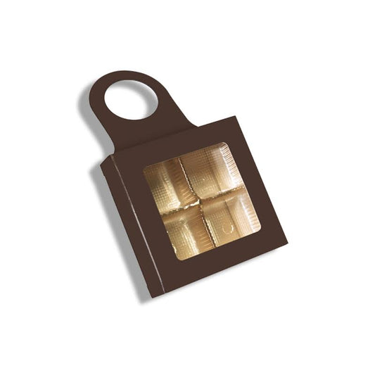 4pc Brown Wine Bottle Hanger