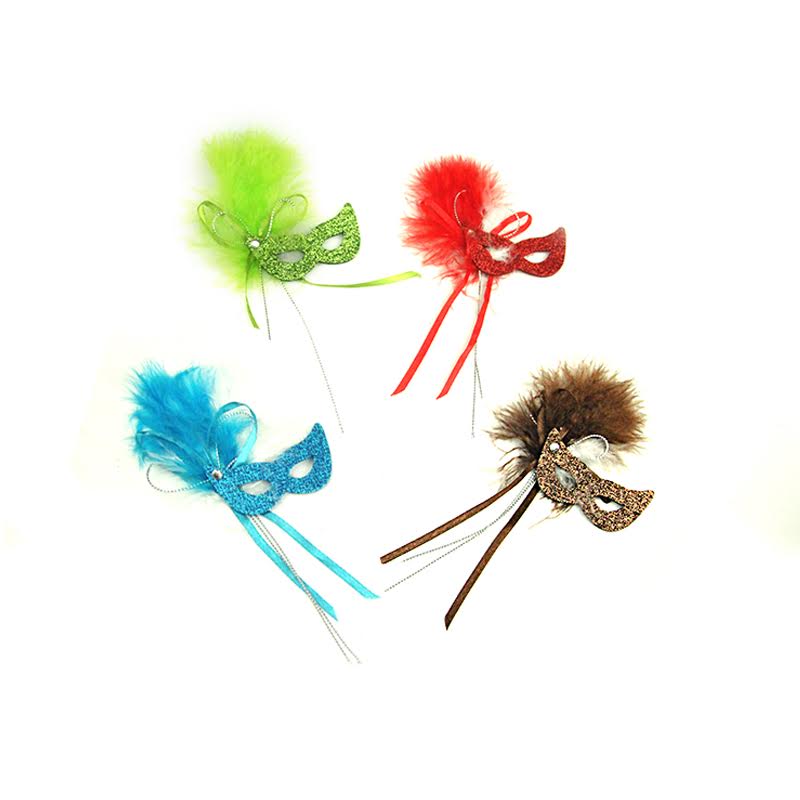 2.25" Masquerade Masks (17 Colors Available) Set of 12.