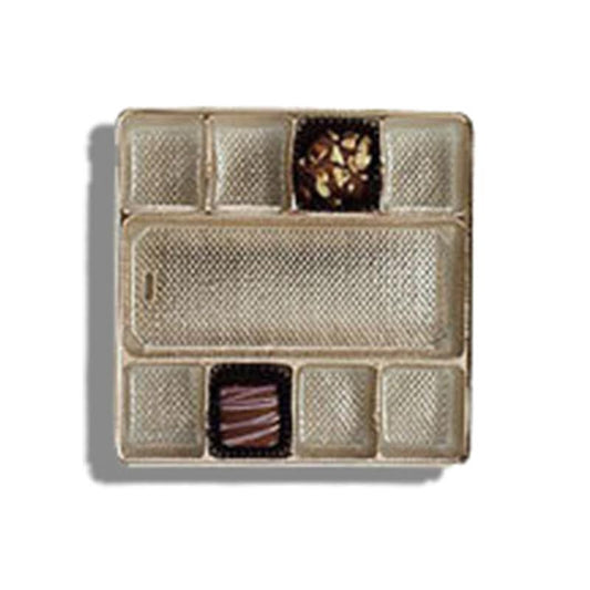 8 oz. square gold insert for 5 3/4" Box