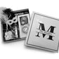 Black & White Monogram Design Monogrammed Purim Box