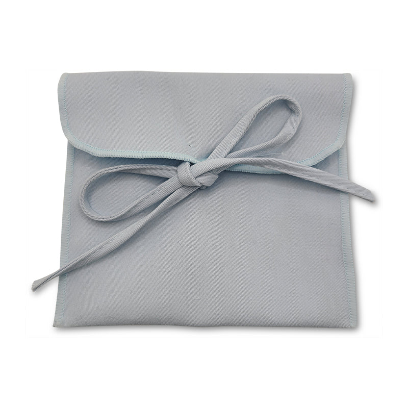 Personalized Cotton Upsherin Bow Pouch, More Colors Available.