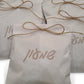 White Paper Bag With Name & Twine (Contents Not Included)