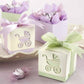 Baby's Day Out Lasercut Carriage Favor Box, Sage Green (Purple Unavailable) Limited Quantity.