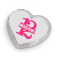 Number 12 Themed Acrylic Heart Personalized Favor Box